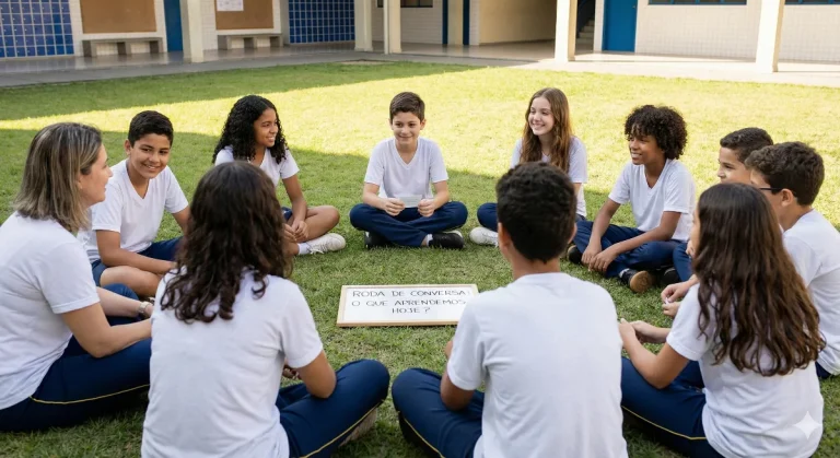 Roda de Conversa funciona? Como incluir o aluno tímido que morre de vergonha de falar (Estratégias sem pressão)