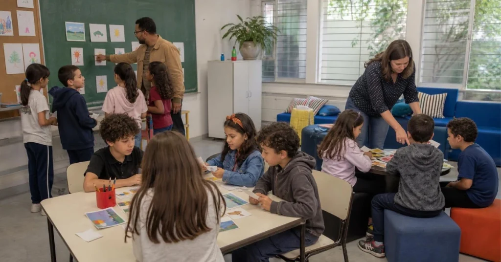 Um exemplo prático de sala de aula